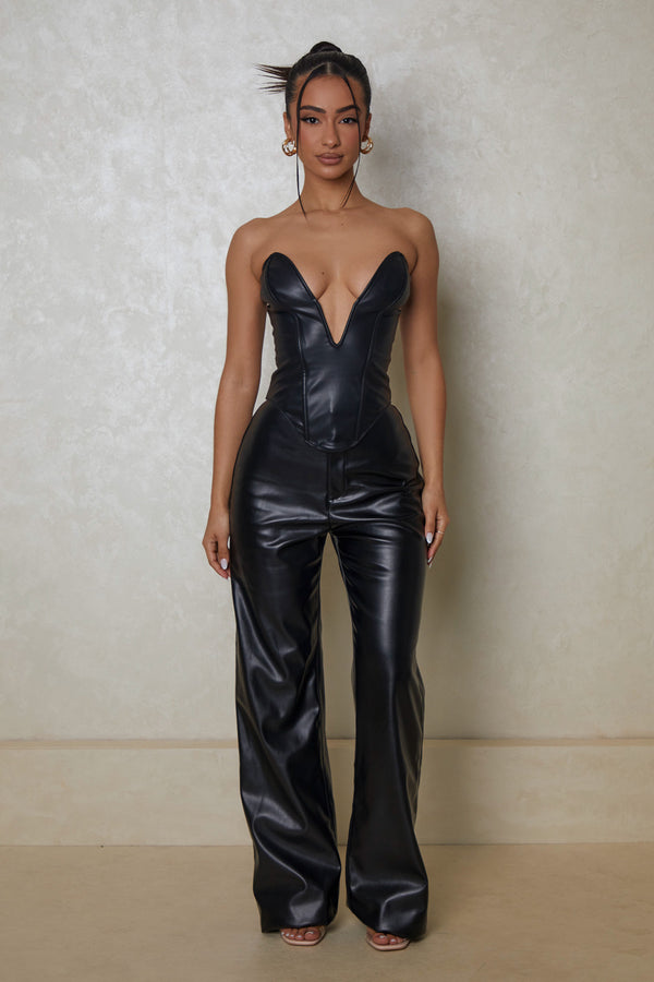 The Leather Trousers - Black